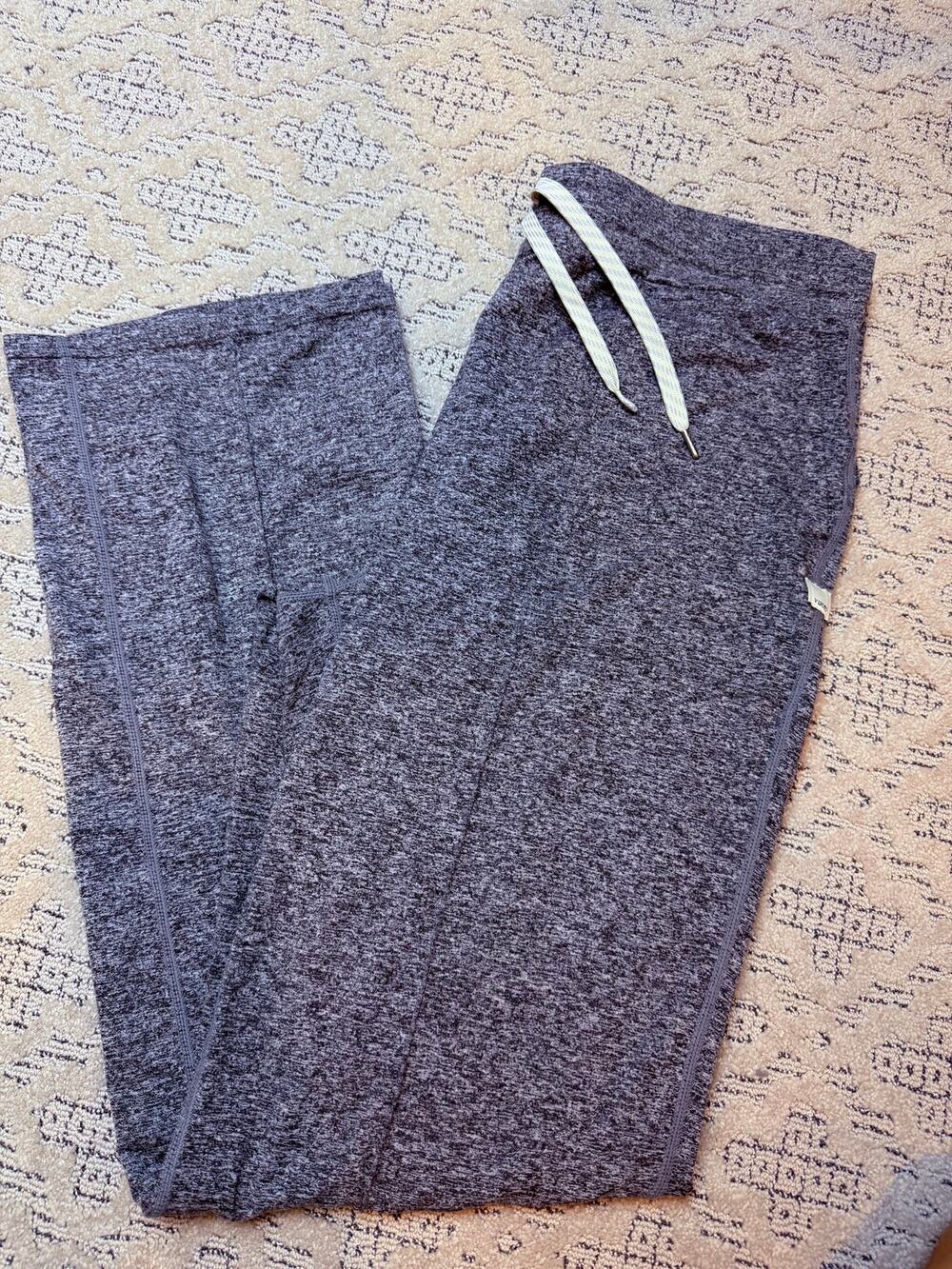 Vuori Heathered Knit Drawstring Pant Size XL Gray